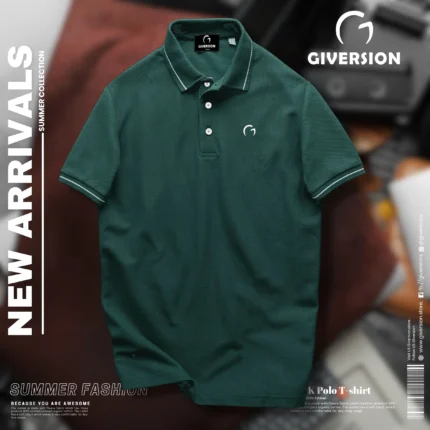 Premium PK Cotton Polo T-shirt - Green | Giversion