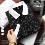 Hafe Print Polo T-shirts - Black | Giversion